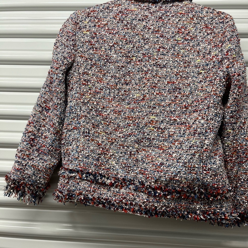 Zara Women's Tweed Jacket - Multicolor Size S - Picture 7 of 13